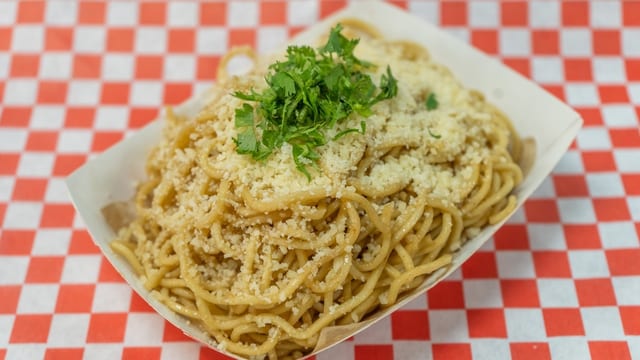Garlic Herb Noodles.